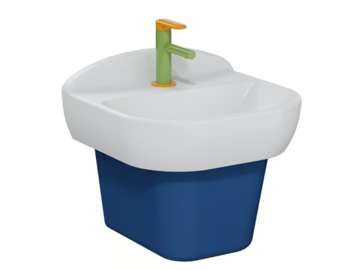 SENTO KIDS - Wall-mounted ceramic washbasin for children _ VitrA Bathrooms